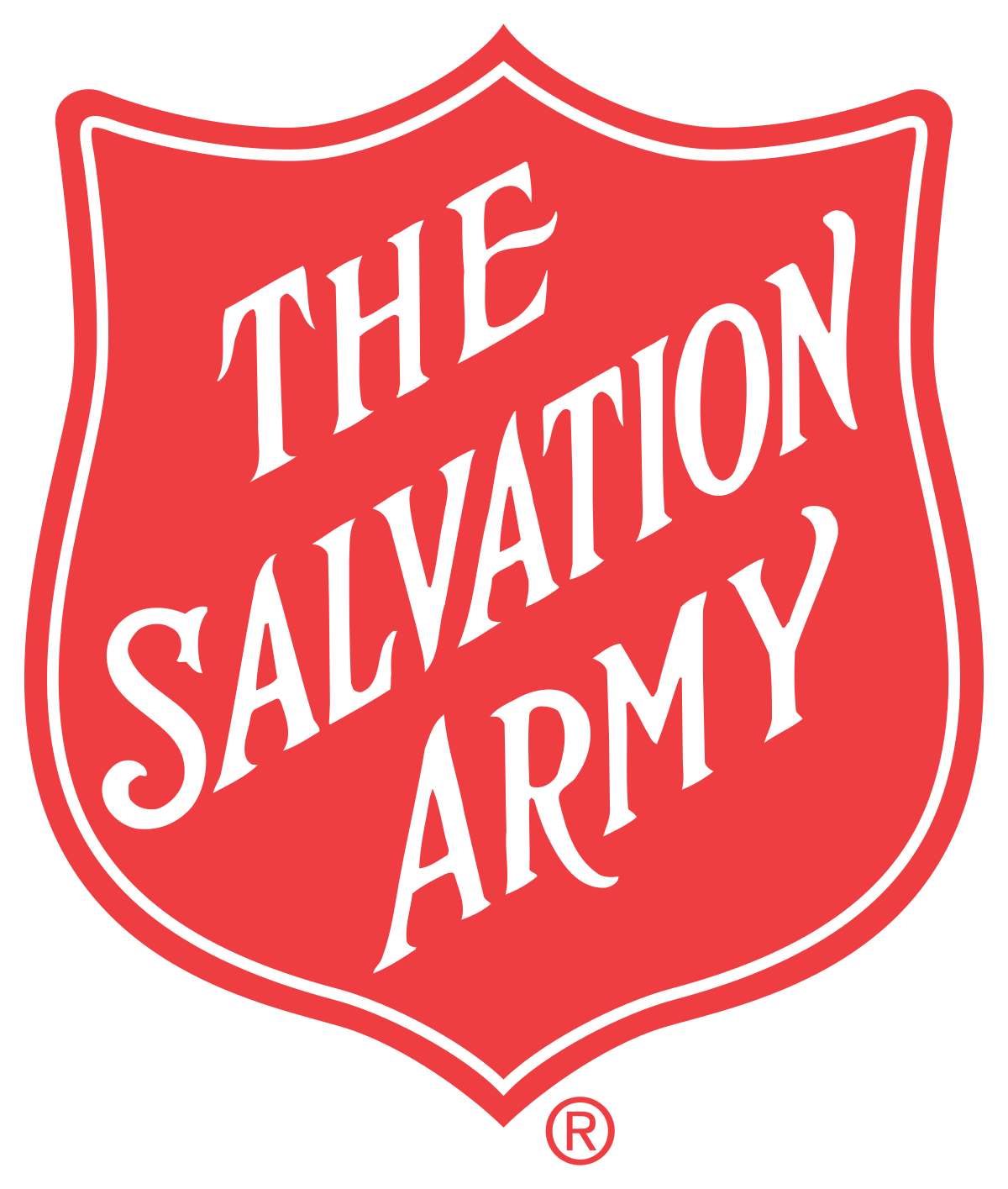Salvation Army logo: red shield with 